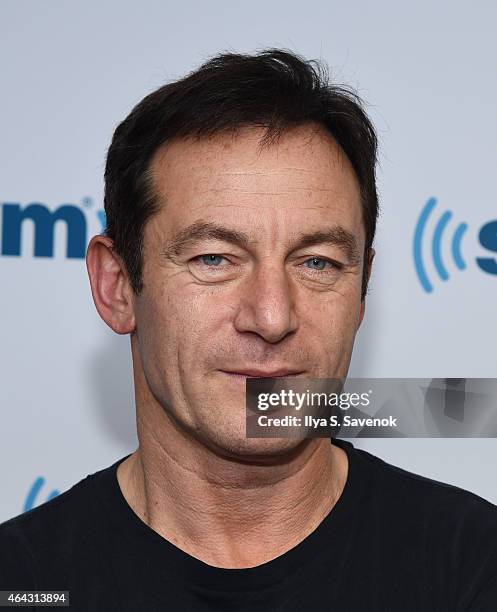 Actor Jason Isaacs visits the SiriusXM Studios on February 24, 2015 in New York City.