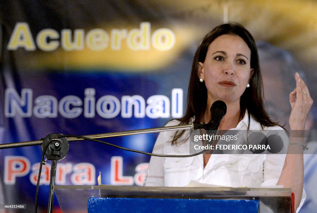 VENEZUELA-OPPOSITION-MACHADO