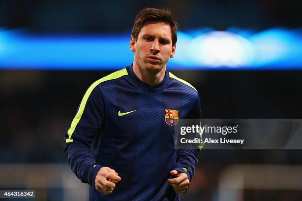 Manchester City v Barcelona - UEFA Champions League Round of 16 Manchester City v Barcelona - UEFA Champions League Round of 16