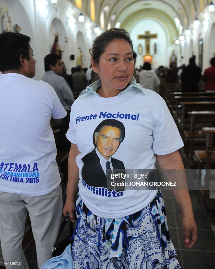 GUATEMALA-JUSTICE-PORTILLO-RETURN