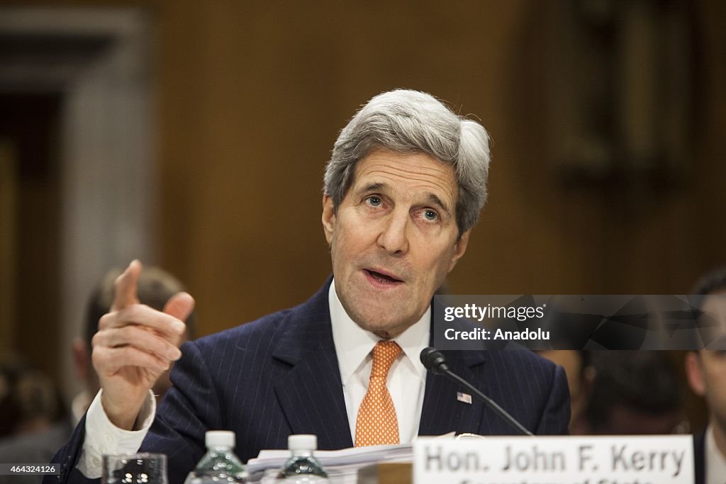 Senate Foreign Relations Committee hearing with Secretary of State John Kerry