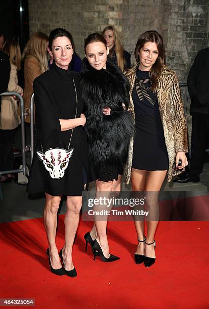 Mary McCartney, Stella McCartney and Dasha Zhukova attend The World's First Fabulous Fund Fair in aid of The Naked Heart Foundation at The Roundhouse...