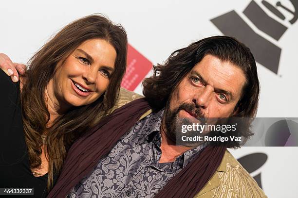 Musician Alan Parsons and Lisa Grifiths attend The Recording Academy Producers & Engineers Wing presents 7th Annual GRAMMY Week Event honoring Neil...