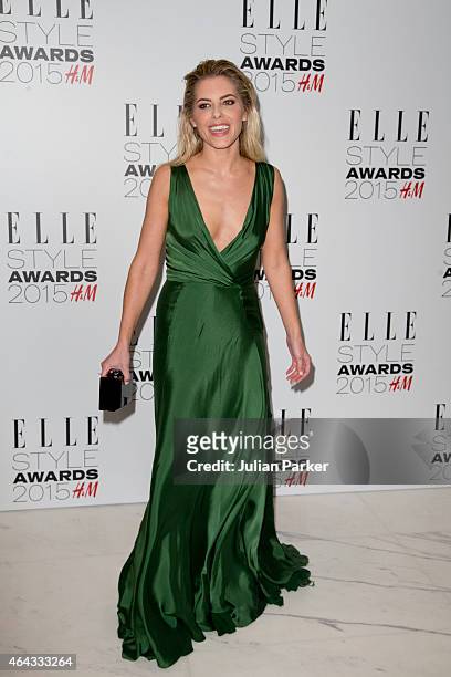 Mollie King attends the Elle Style Awards 2015 at Sky Garden @ The Walkie Talkie Tower on February 24, 2015 in London, England.