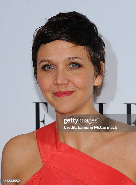 Maggie Gyllenhaal attends the Elle Style Awards 2015 at Sky Garden @ The Walkie Talkie Tower on February 24, 2015 in London, England.
