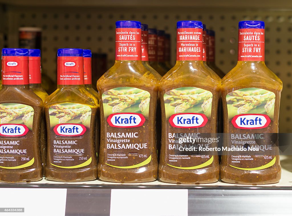 Kraft Balsamic Vinagrette dressing in shelves. Kraft Foods...