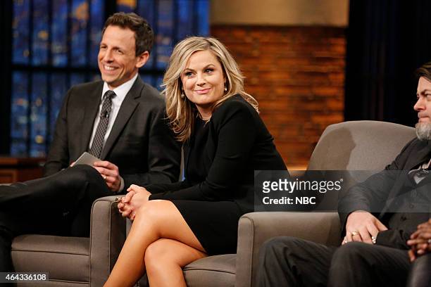 Episode 0169 -- Pictured: Amy Poehler of 'Parks and Recreation' during an interview on February 24, 2015 --