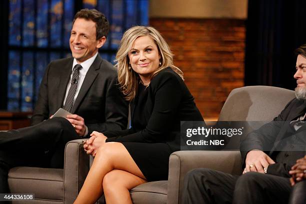 Episode 0169 -- Pictured: Amy Poehler of 'Parks and Recreation' during an interview on February 24, 2015 --