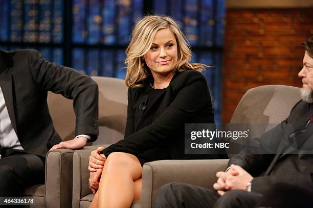 Episode 0169 -- Pictured: Amy Poehler of 'Parks and Recreation' during an interview on February 24, 2015 --