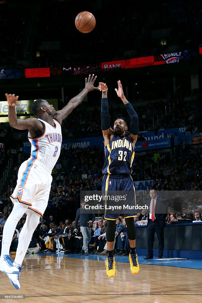 Indiana Pacers v Oklahoma City Thunder