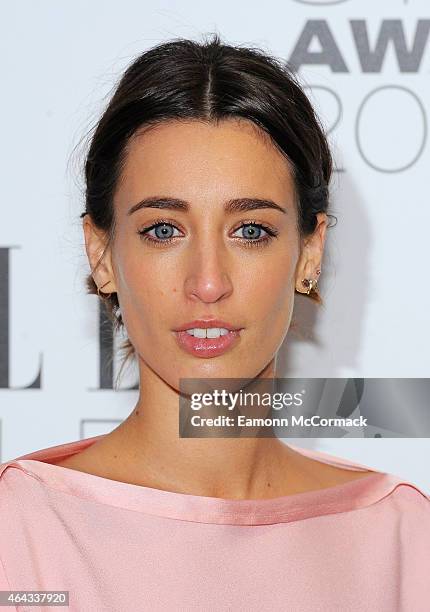 Laura Jackson attends the Elle Style Awards 2015 at Sky Garden @ The Walkie Talkie Tower on February 24, 2015 in London, England.