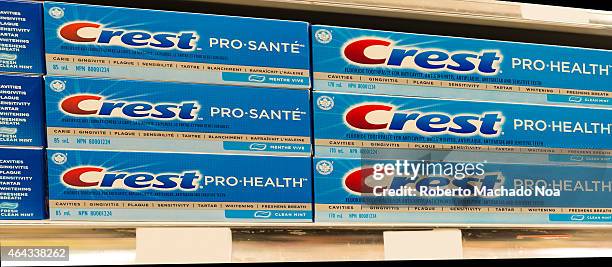 Crest is a brand of toothpaste made by Procter & Gamble in Germany and in the United States and sold worldwide.