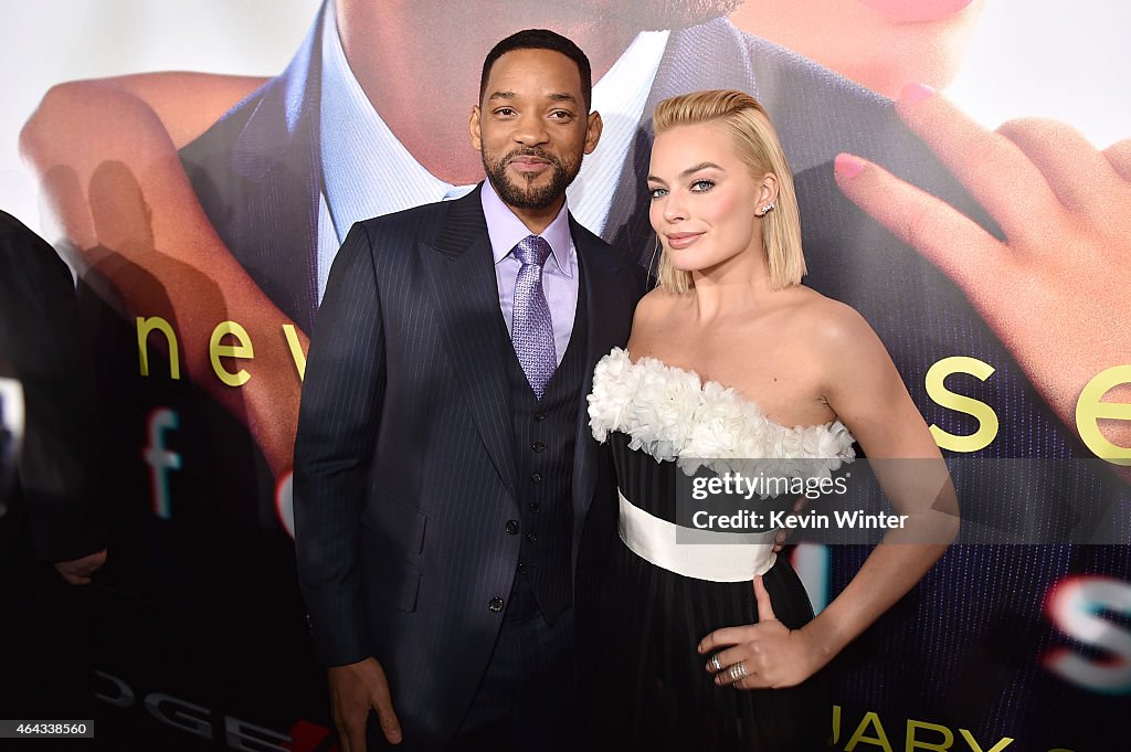 Premiere Of Warner Bros. Pictures' "Focus" - Red Carpet