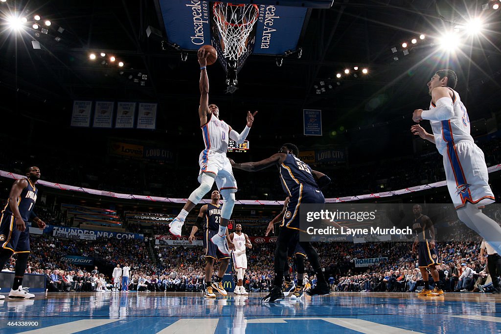 Indiana Pacers v Oklahoma City Thunder