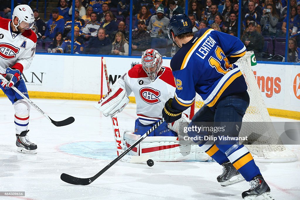 Montreal Canadiens v St Louis Blues