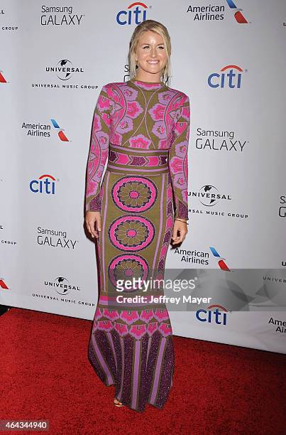 Musician Megan McAllister attends the Universal Music Group 2015 Post GRAMMY Party at The Theatre Ace Hotel Downtown LA on February 8, 2015 in Los...
