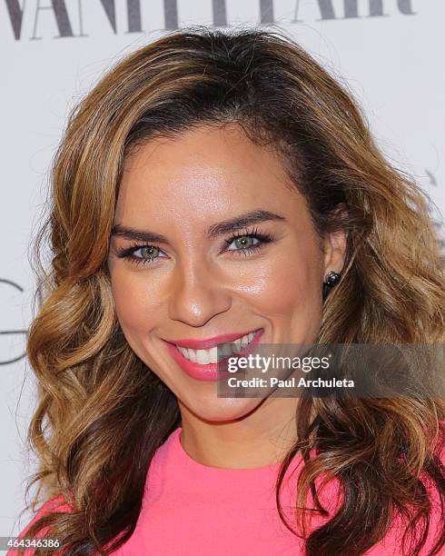 Actress Nicole Lyn attends the Vanity Fair and L'Oreal Paris Girl Rising benefit at 1 OAK on February 20, 2015 in West Hollywood, California.