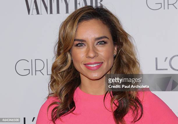 Actress Nicole Lyn attends the Vanity Fair and L'Oreal Paris Girl Rising benefit at 1 OAK on February 20, 2015 in West Hollywood, California.