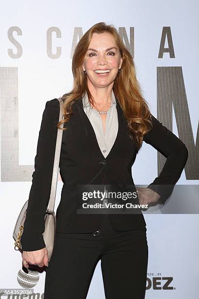 Gabriela Goldsmith attends "A La Mala" Mexico City premiere at Cinepolis Antara Polanco on February 24, 2015 in Mexico City, Mexico.