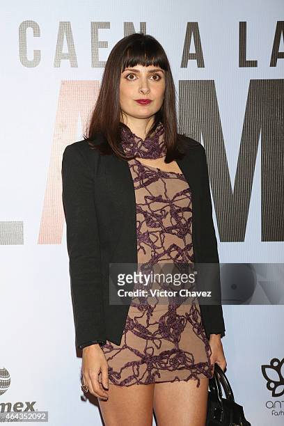Siouzana Melikian attends "A La Mala" Mexico City premiere at Cinepolis Antara Polanco on February 24, 2015 in Mexico City, Mexico.