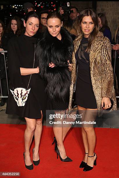 Mary McCartney, Stella McCartney and Daria Zhukova during the Naked Heart Foundation's World's First Fabulous Fund Fair at The Roundhouse on February...