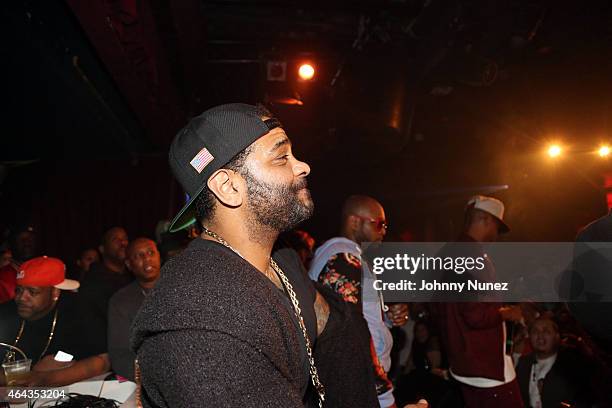 Jim Jones, Freekey Zekey, and Juelz Santana of The Diplomats perform at B.B. King Blues Club & Grill on February 24 in New York City.