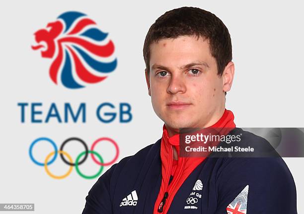 Craig Pickering of Team GB Bobsleigh poses at the Team GB Kitting Out ahead of Sochi Winter Olympics on January 21, 2014 in Stockport, England.