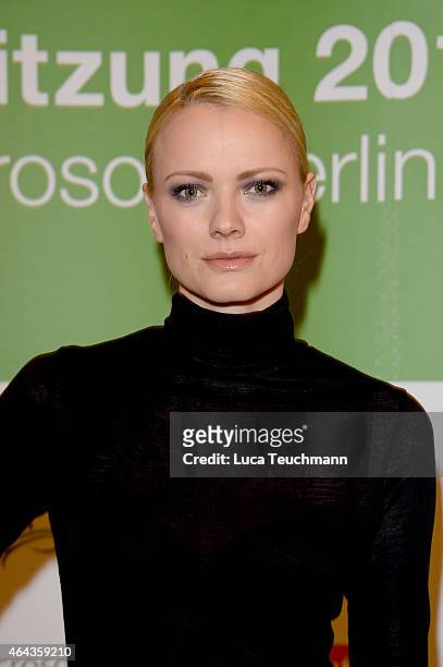 Franziska Knuppe attends the GreenTec Awards Jury Meeting 2015 at Microsoft Berlin on February 25, 2015 in Berlin, Germany.