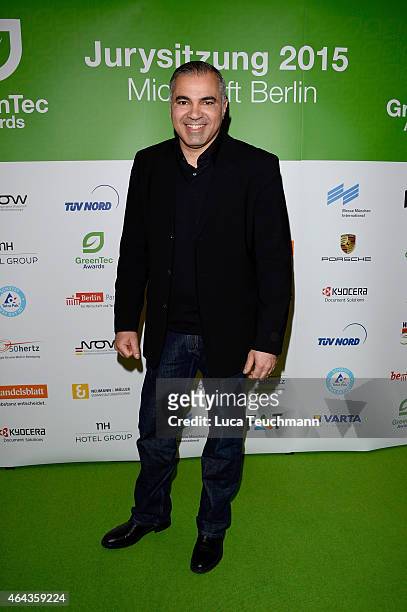 Aiman Abdallah attends the GreenTec Awards Jury Meeting 2015 at Microsoft Berlin on February 25, 2015 in Berlin, Germany.