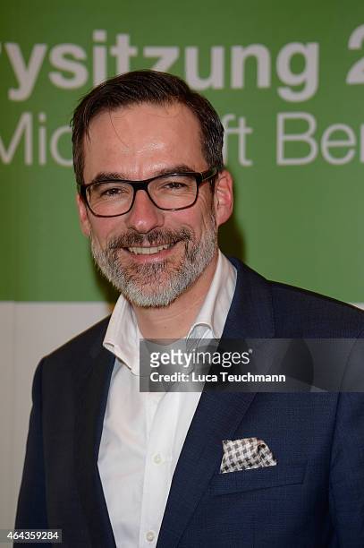 Stefan Franzke attends the GreenTec Awards Jury Meeting 2015 at Microsoft Berlin on February 25, 2015 in Berlin, Germany.