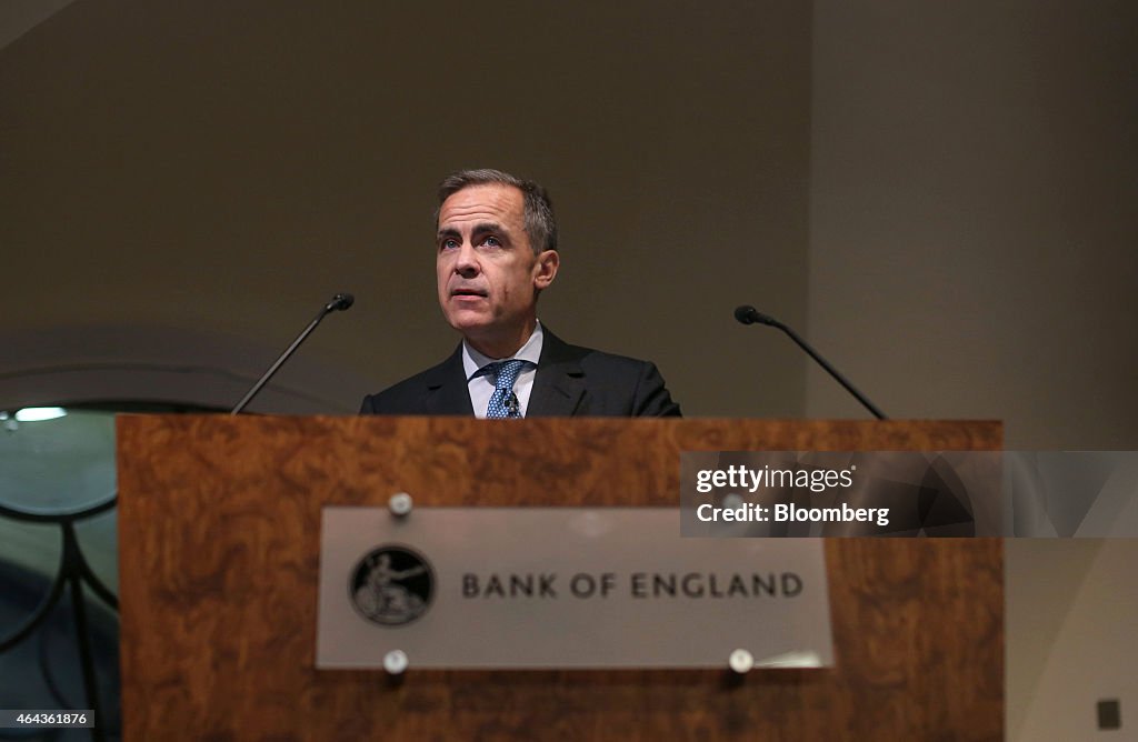 Bank Of England Governor Mark Carney Addresses Central Bank's "One Bank Research Agenda" Conference