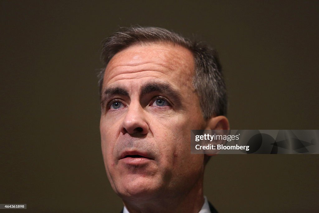 Bank Of England Governor Mark Carney Addresses Central Bank's "One Bank Research Agenda" Conference
