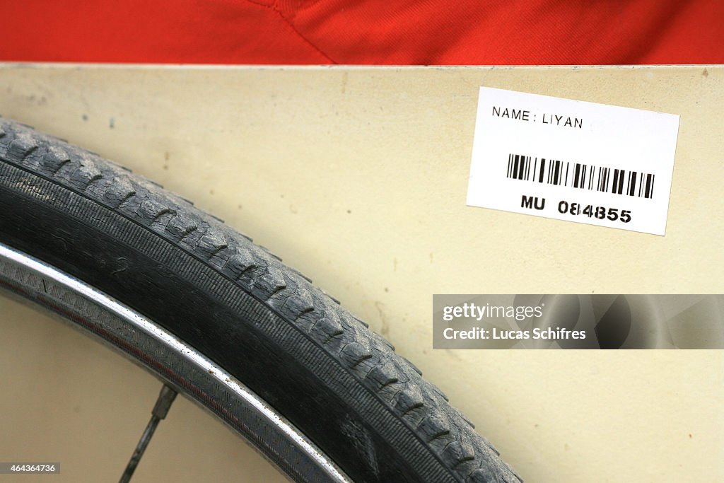 Li Yan Case A sticker on Li Yan's wheel-chair reminds of the sole trip she took ...
