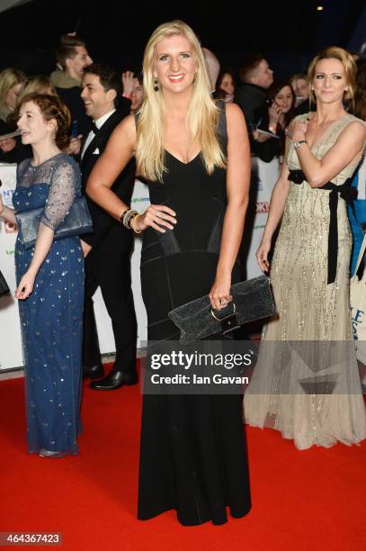 Rebecca Adlington attends the National Television Awards at 02 Arena on January 22, 2014 in London, England.