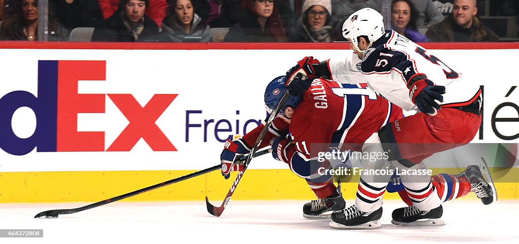 Columbus Blue Jackets v Montreal Canadiens