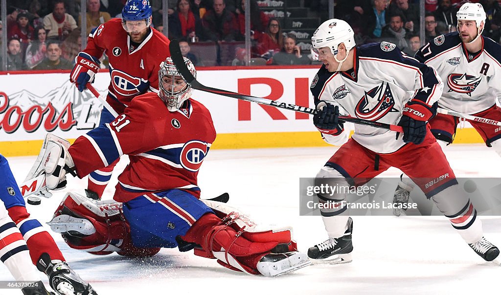 Columbus Blue Jackets v Montreal Canadiens