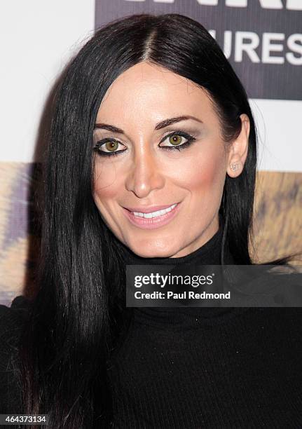 Model Regina Salpagarova attends "Give Me Shelter" - Los Angeles Premiere at West Hollywood City Hall on February 24, 2015 in West Hollywood,...