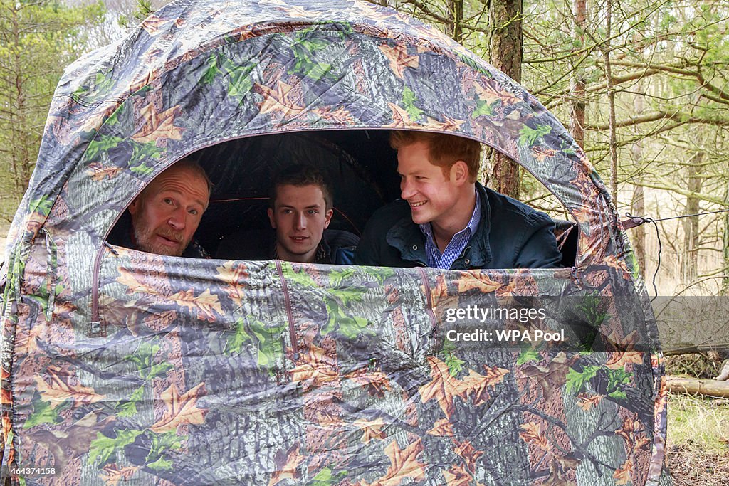 Prince Harry Visits Northumberland And Newcastle Upon Tyne