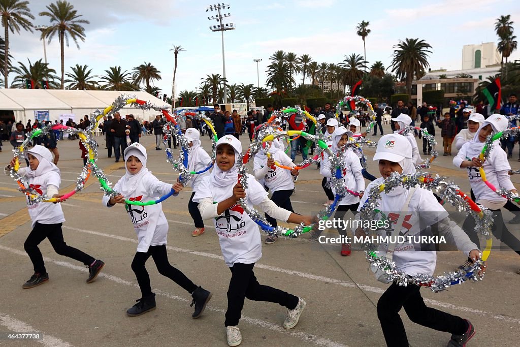 LIBYA-POLITICS-UNREST-ANNIVERSARY