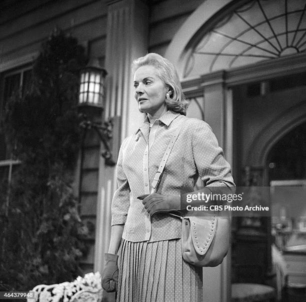 Ann Todd as Jane Palmer in the CLIMAX! episode "Shadow of a Memory." Image dated December 22, 1957.