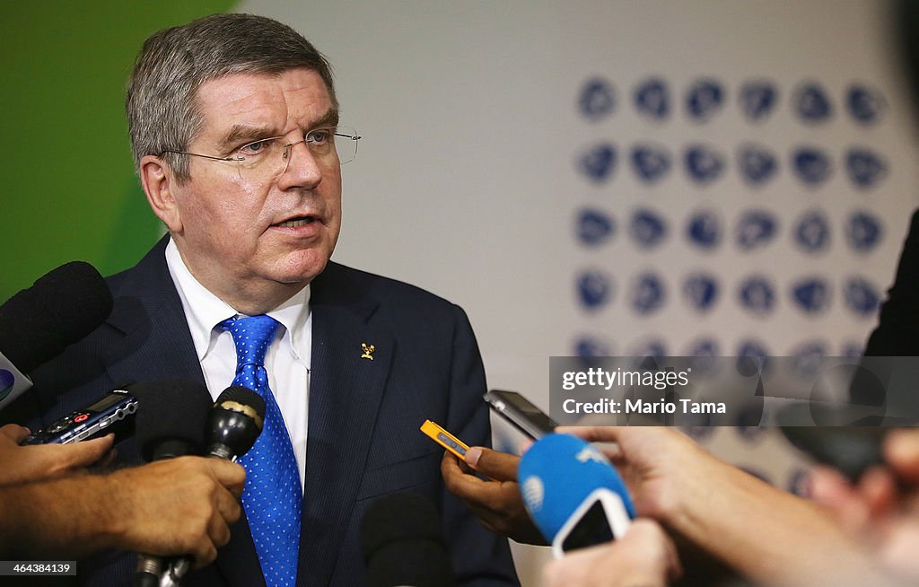 IOC President Thomas Bach visits Rio de Janeiro, Brazil