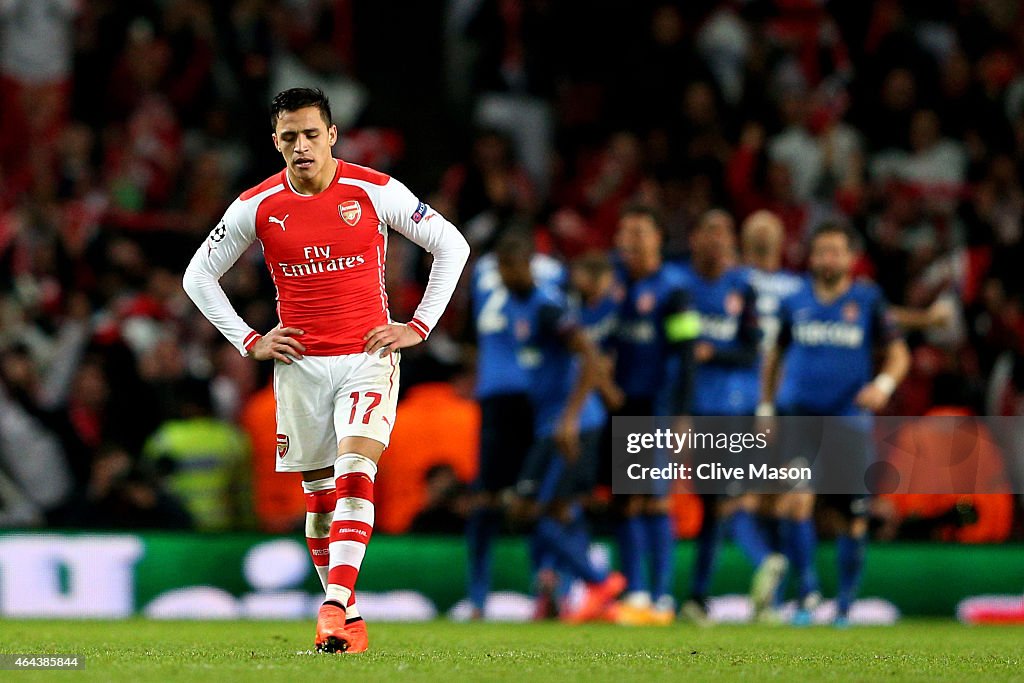 Arsenal v AS Monaco FC - UEFA Champions League Round of 16