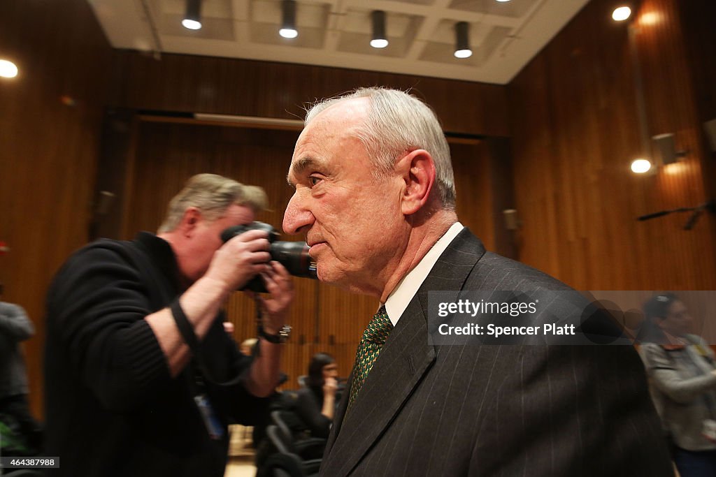 NY Police Commissioner Bratton Holds Press Conference