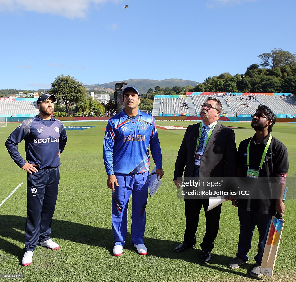 Afghanistan v Scotland - 2015 ICC Cricket World Cup