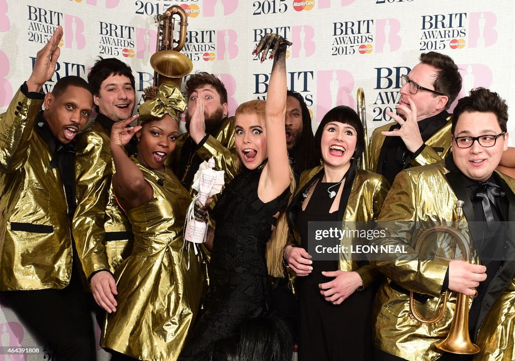 BRITAIN-ENTERTAINMENT-MUSIC-BRIT-AWARDS