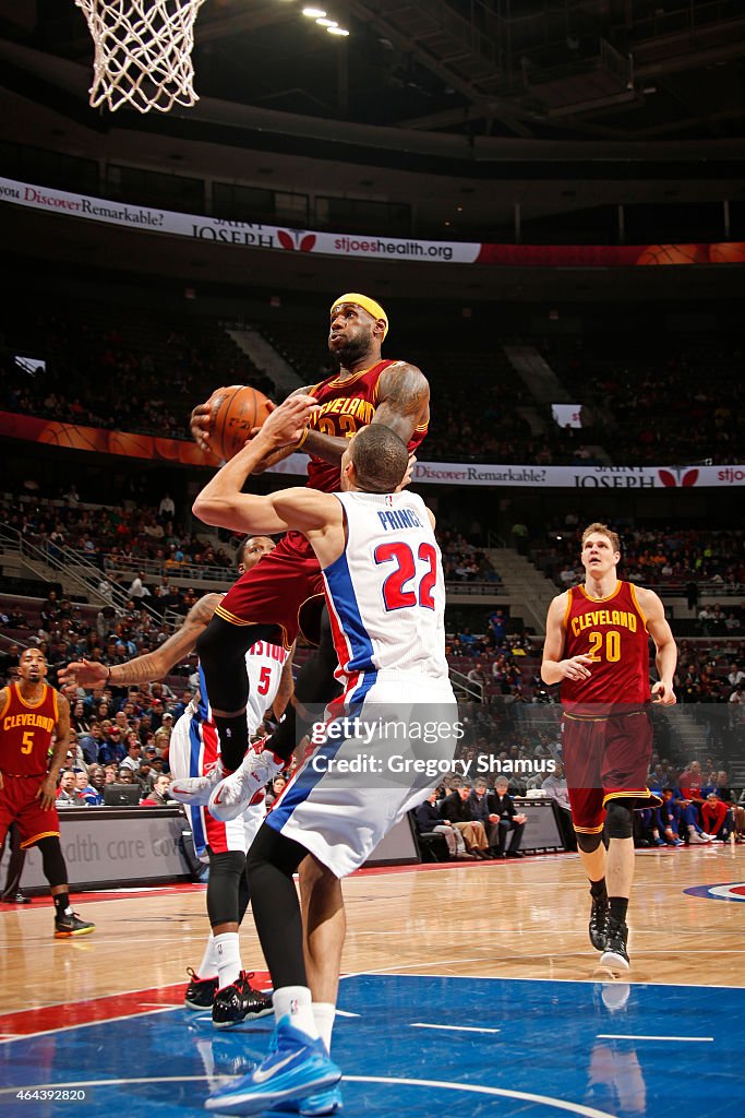 Cleveland Cavaliers v Detroit Pistons