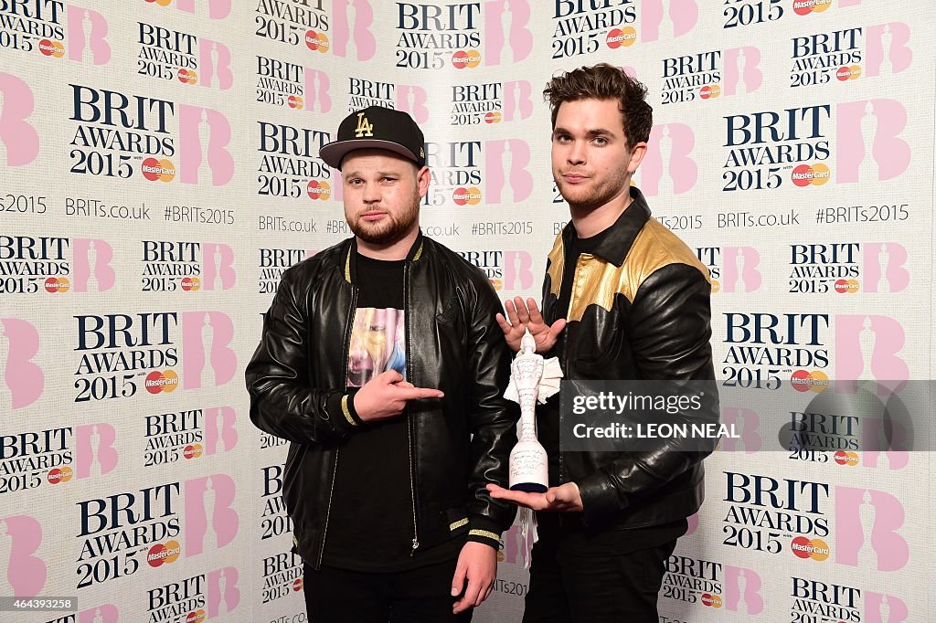 BRITAIN-ENTERTAINMENT-MUSIC-BRIT-AWARDS