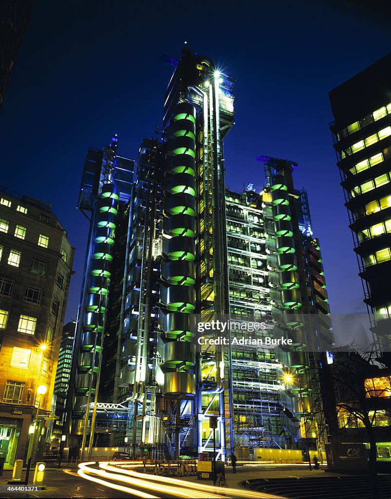 Lloyds of London building.