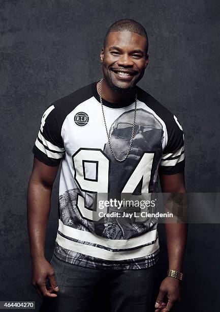 Actor Amin Joseph is photographed for Los Angeles Times at the 2015 Sundance Film Festival on January 24, 2015 in Park City, Utah. PUBLISHED IMAGE....