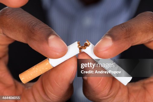 Breaking A Cigarette Breaking A Cigarette